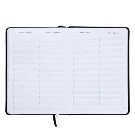Leduced Diary A5, 160 sheets, Devente.message. You are a professional, firm cover of artificial leather, block 70 g/m2-8