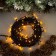 Garland “thread” 10 m, IP44, UMS, dark thread, 100 LED, yellow glow, 220 V