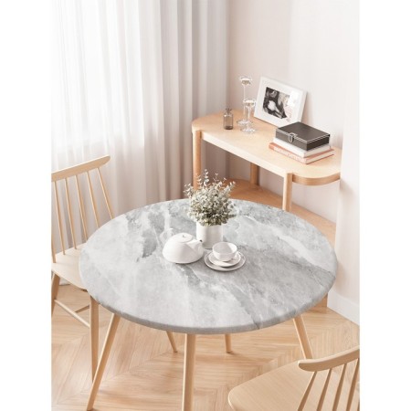 The tablecloth “Unknown nebula”, round, oxford, elastic band, size 120x120 cm, diameter 75-100 cm-2