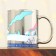 Ceramic mug "Winter", 330 ml, silver color