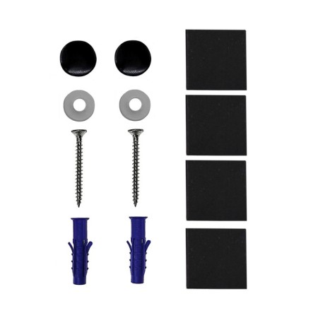 Holder for screwdrivers and building hairdries, wall, black-6
