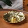 A stand for any incense "lotus", golden, d = 8.5 cm