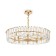Suspension lamp Maytoni Mod043PL-08G, 8XE14, 60W, 75x75x66.8 cm, Color Gold