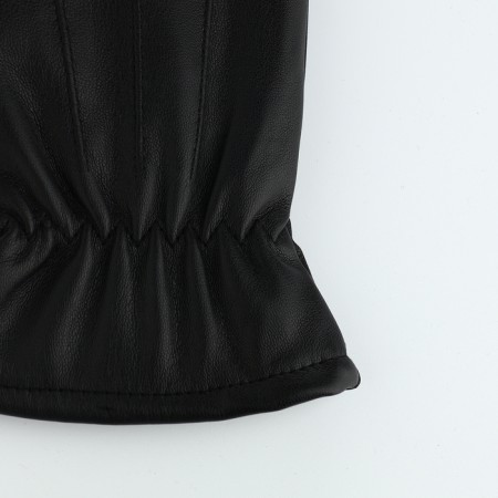 Gloves male, dimensionless, with insulation, black color-2