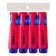 A set of markers-textbooks 4 pieces, a beveled tip, 5.0 mm, pink