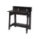 Universal Tokyo table, 780 × 504 × 900 mm, color cement dark prayer / black edge