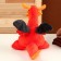 Soft toy "Dragon", 22 cm, orange color