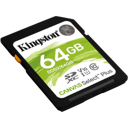 Memory of SDXC 64GB Kingston SDS2/64GB Canvas Select Plus W/O-1