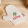 Mitten for a bath with embroidery "I love a bathhouse", first variety