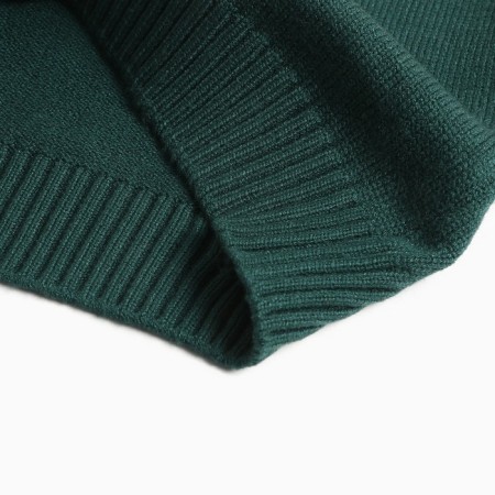 Knitted kit for children (jumper, trousers), green color, height 86-3