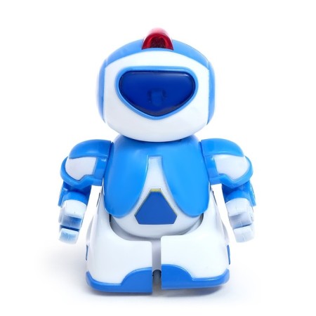 Robot radio -controlled "minibot", light effects, blue color-1