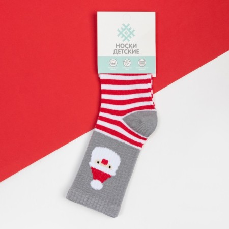 Children's socks KAFTAN "Santa Claus" rr 18-20, gray-2