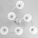 August chandelier 6X27 40W chrome 58x58x25 cm Bayerlux