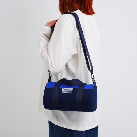 Youth bag with a zipper, blue color-2