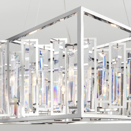Cella chandelier, 6x60W E14, color chrome-2