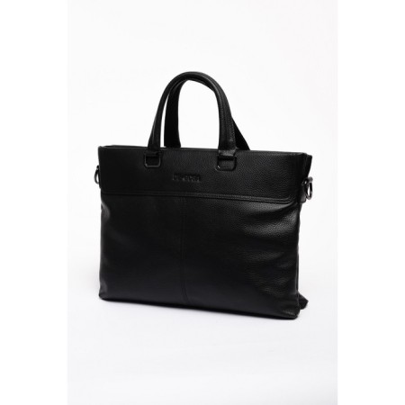 Portfolio, 2 parts with zipper, black color 38x8x28cm-1