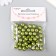 Set of beads "needlework" plastic, diameter 10 mm, 25 g, marsh-green