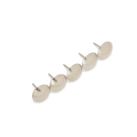 Tundra nails, decorative, 19x22 mm, chrome, 50 pcs-14