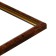 Frame for paintings (mirrors) 21 x 30 x 1.2 cm, plastic, calligrata pkm, dark nut