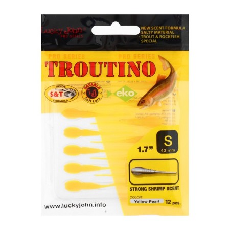 Twisters edible LJ Pro Series Troutino, 4.3 cm, color 101, 12 pcs.-1