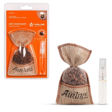 Airline flavor "Coffee in a bag", with a spray, aroma hot chocolate