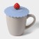 Silicon-shaped lid “Strawberry”, d = 11 cm, blue color