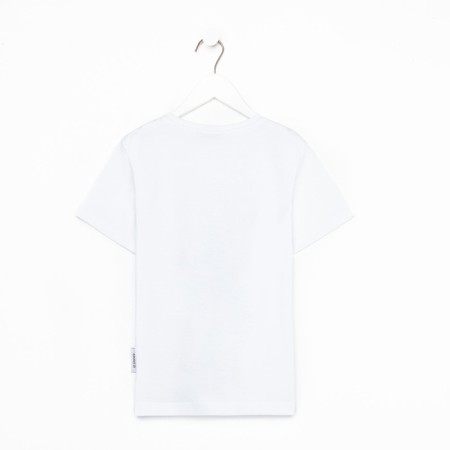 Children's T-shirt "Elsa", cold heart, height 98-104, white-9