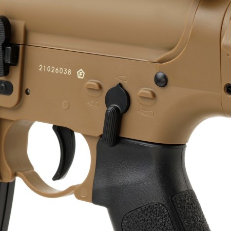 Pneumatic rifle "Crosman DPMS SBR" automatic., Feces. 4.5 mm, 3 j, up to 130 m/s, metal-6