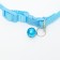 Collar "tenderness" with a bow, 30 x 1 cm, mix of flowers