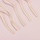 Candles for cake twisted "serpentine", 10 pcs, cocktail, golden, 15 cm