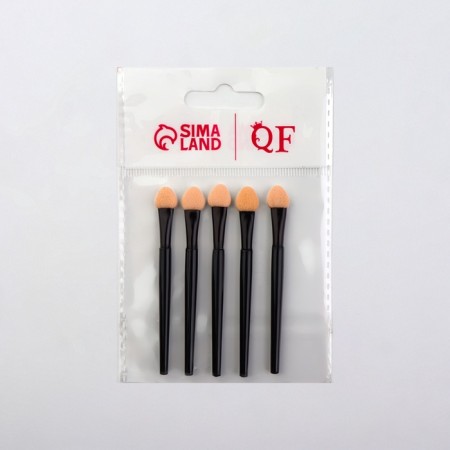 Set of applicators for shadows, 5 pcs, 7.5 cm, black color-2