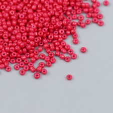 Бисер стекло 12/0 "Фуксия" яркий 450 гр