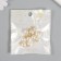 Decor for creativity Plastic "Pearls with a loop-mole" set 10 pcs 1x1x1 cm