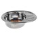 Kitchen car wash Accoona AB4557-L, Sredal, Left, thickness 0.6 mm, 570x450x165mm, glossy
