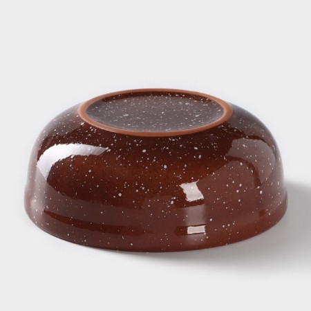 Saladnik "Marble", d = 19 cm, brown color-2