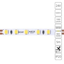 ARTE LAMP Tape 24V 9.6W/m, 4000k, 5 m
