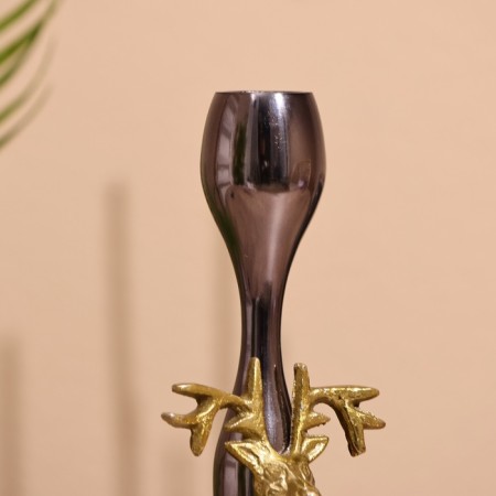 Summary "Deer" 25 cm, metal, marble-6