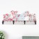 Decorative wood hooks "Flower inscription" MIX 12x29.5x5 cm