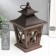 Summary tree on 1 candle "Lantern" Dark tree 26x15.4x15.4 cm