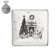 Serving share "Hugge", 15 × 15 cm, white color