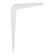 Rectangular bracket 82x120 polymer white, 50 pcs