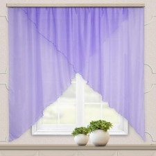 A set of curtains for the kitchen Witerra Marianna 300x160cm, Lilac, PE100%