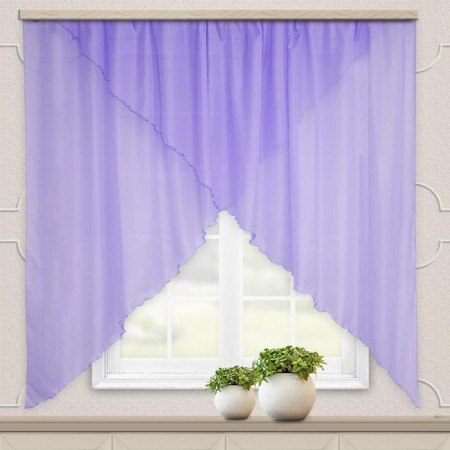 A set of curtains for the kitchen Witerra Marianna 300x160cm, Lilac, PE100%