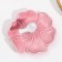 Top for the rings "Bird on a flower", pink-white, 12x6 cm