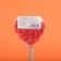 Caramel is a loud heart, with tastes strawberries, raspberries, 30 g
