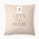 Case on the pillow Ethel "Stay Home", 40*40 cm, 100 p/e, velor
