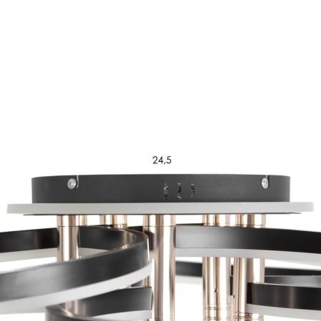 Findy lamp 5xled 250W Black 90x90x16 cm Bayerlux-7