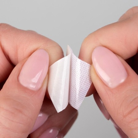 A glue -based Velcro set, 2 × 2 cm, 10 pcs, white color-6