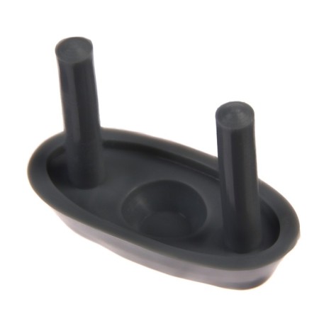 A plug for electric sockets (set 6 pcs), the color is gray-2