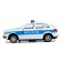 Metal car "Police jeep", inertial, light and sound, scale 1:43